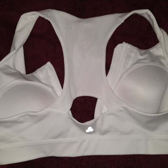 XL Tek Gear Work Out Gear Zip Up Sports Bra Active Wear - Picture 5 of 5